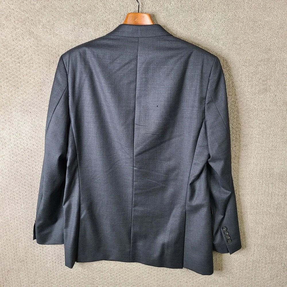 Lauren‎ Ralph Lauren Jacket Mens 42L Gray Blazer Wool 2 Button Formal Suit Coat